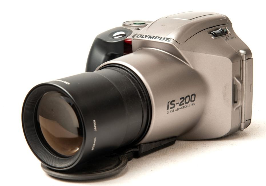 spiegelreflexcamera olympus is-200, Audio, Tv en Foto, Fotocamera's Analoog, Ophalen of Verzenden, Zo goed als nieuw, Spiegelreflex