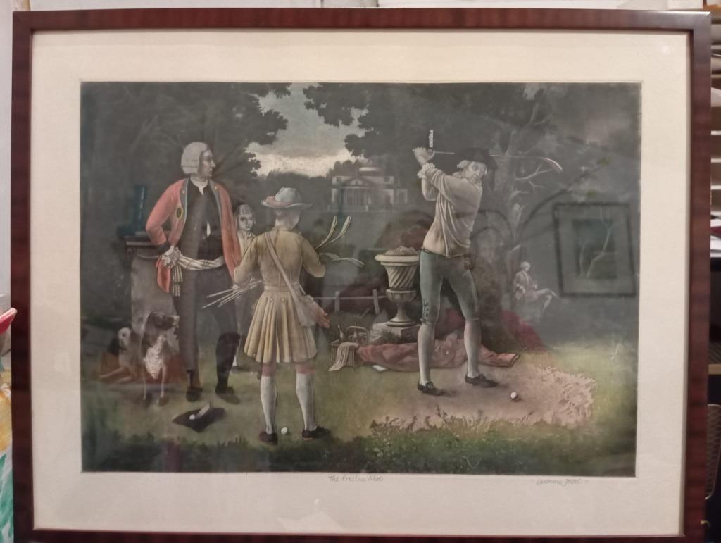 Kader “The practice Shot” (golf) van Lawrence Josset, Ophalen
