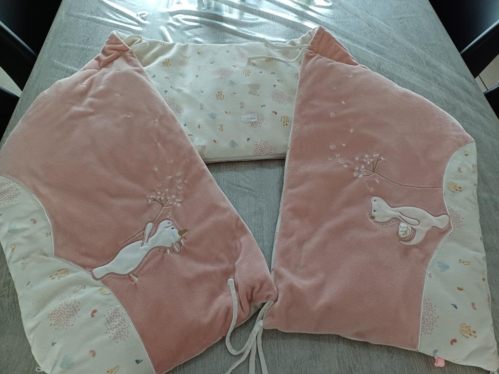 Tour de lit Noukie's, Rose, Comme neuf, Enlèvement, Autres types