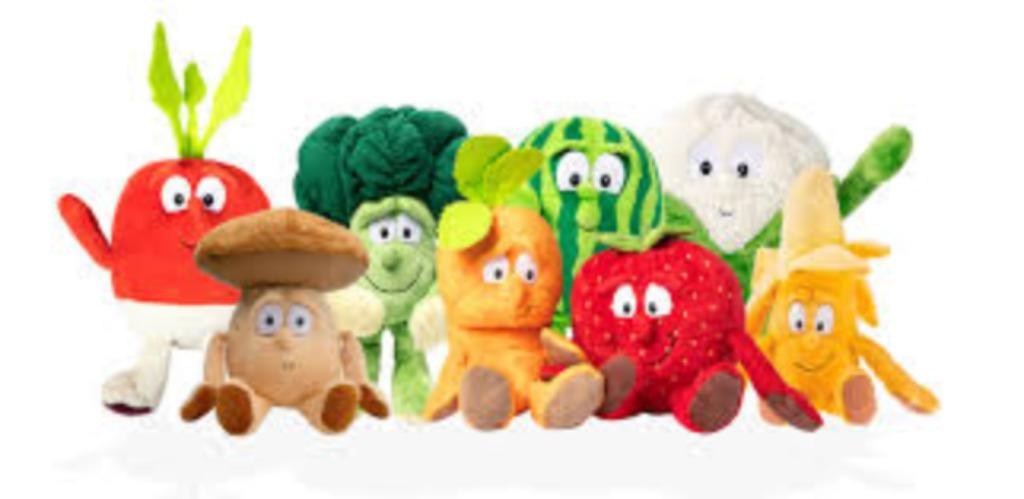 goodles knuffel fruit en groenten, Ophalen of Verzenden, Nieuw