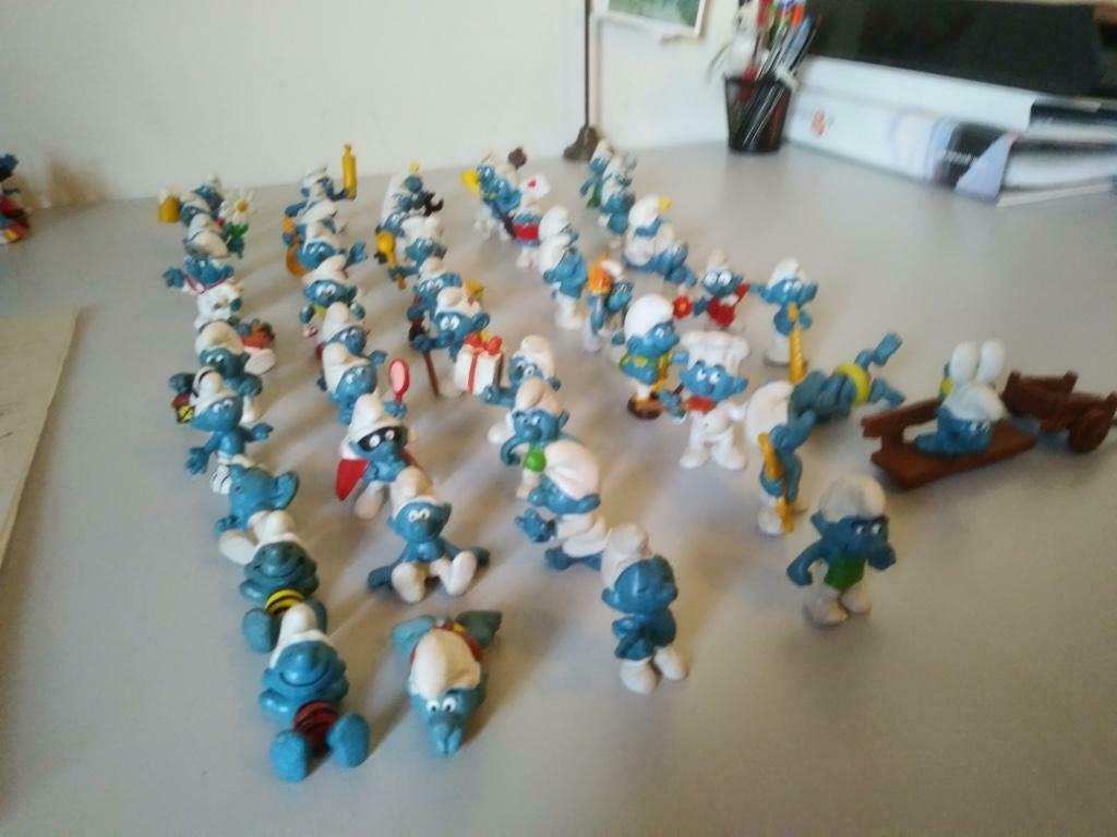 smurfen, Verzamelen, Smurfen, Ophalen, Gebruikt, Verschillende Smurfen, Poppetje, Figuurtje of Knuffel