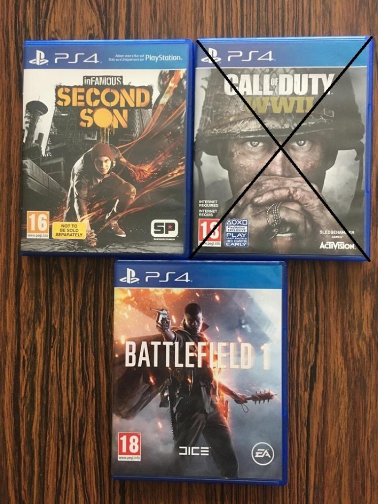 5 PlayStation 4 spelletjes, Ophalen of Verzenden, Zo goed als nieuw