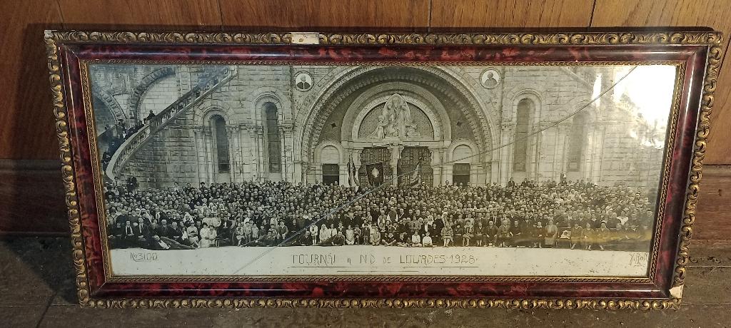Foto gesigneerd door VIROA Bisdom Doornik,Lourdes,1928,n322, Ophalen of Verzenden