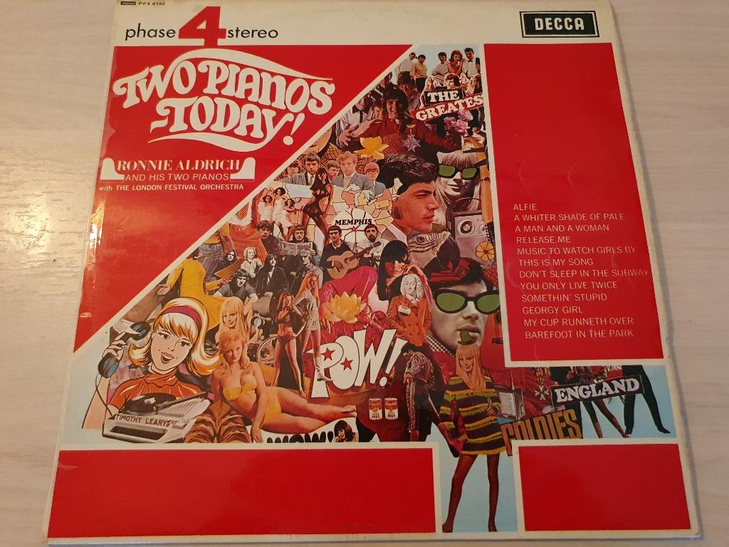 Disque vinyl 33 tours two pianos today, Enlèvement ou Envoi, Comme neuf, Jazz