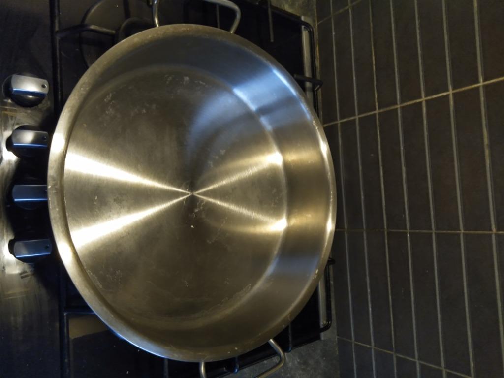 Sauteuse Inox 32cm, Enlèvement, Comme neuf, Inox, Poêle à frire ou Sauteuse