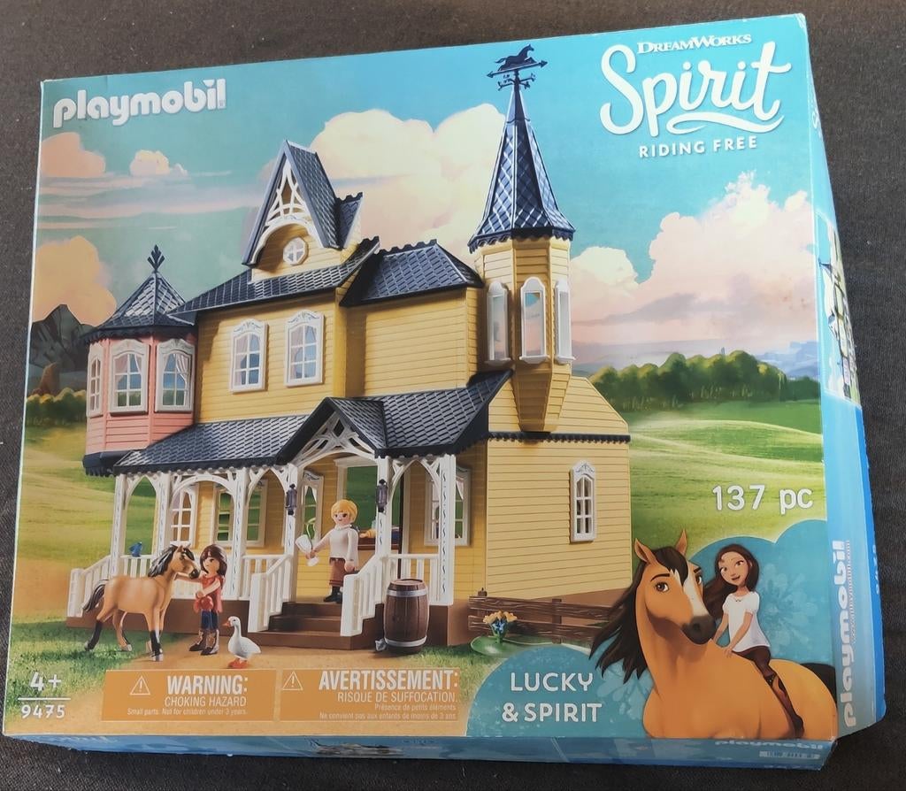 Playmobil spirit huis, 3 stallen met paard en toebehoren, Enlèvement