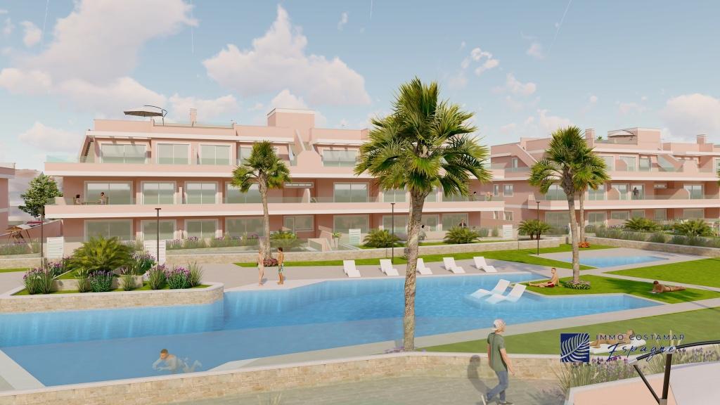 appartement 3ch neuf a vendre en espagne, Immo, 80 m², Appartement, 3 pièces, Espagne