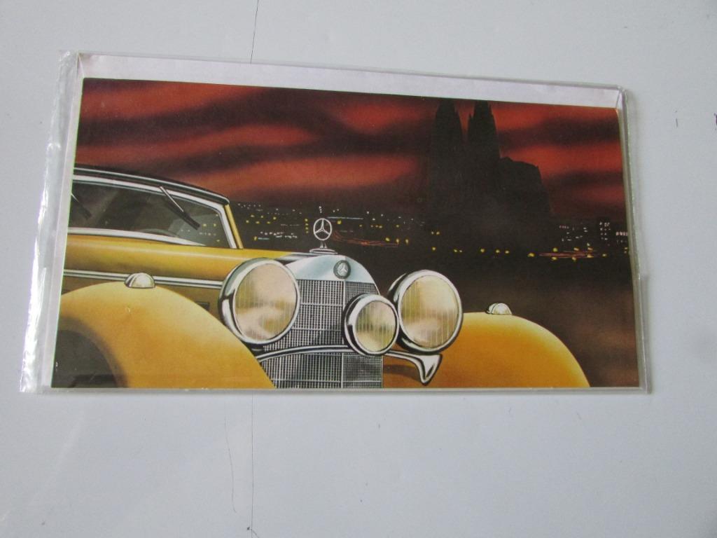 CARTE DE VŒUX ; MERCEDES BENZ ; OLDTIMER, Enlèvement ou Envoi, Neuf