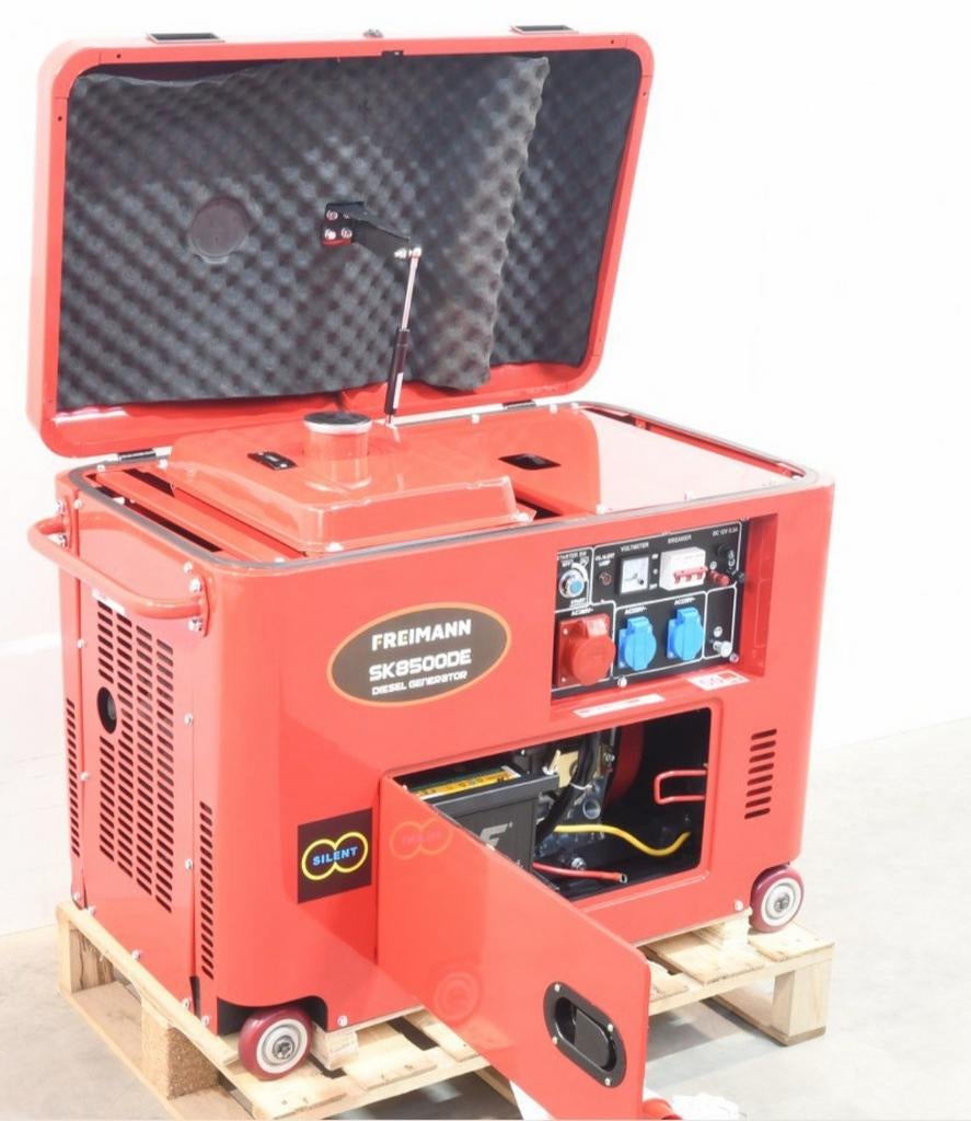 Groupe électrogène 6,0 kva max diesel économique, silencieux, Electroménager, Équipement de traitement de l'air, Neuf, Enlèvement ou Envoi