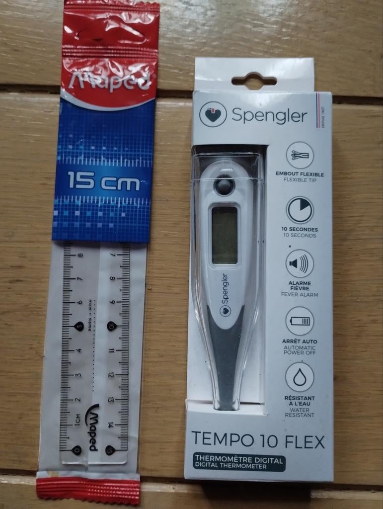 Digitale Thermometer + Meetlat (NEW), Maison & Meubles, Enlèvement, Neuf