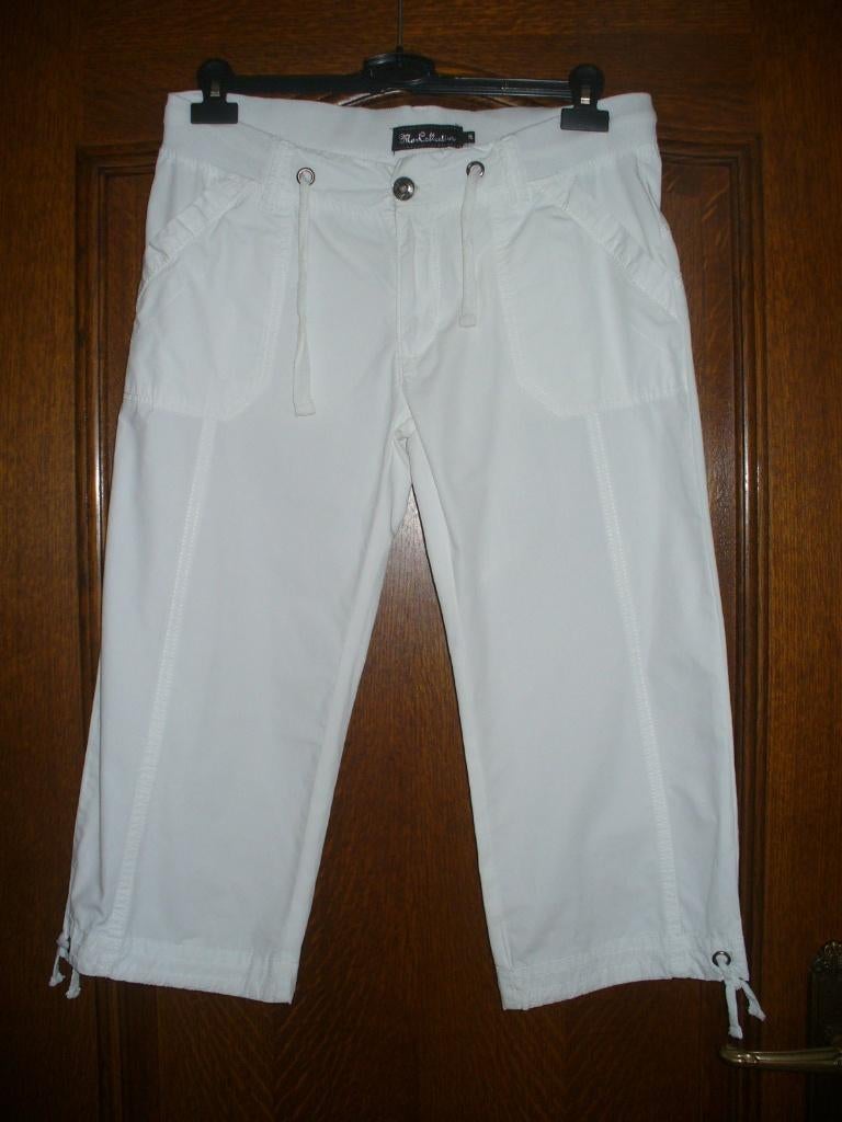 Witte broek Marcollection maat 36, Kleding | Dames, Wit, Ophalen of Verzenden, Zo goed als nieuw, Maat 36 (S)