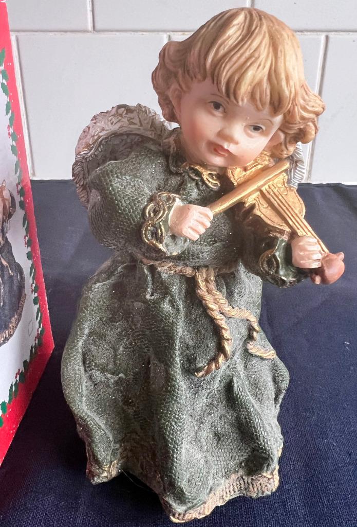 Kerstfiguurtje Engel hars, Ophalen of Verzenden, Nieuw