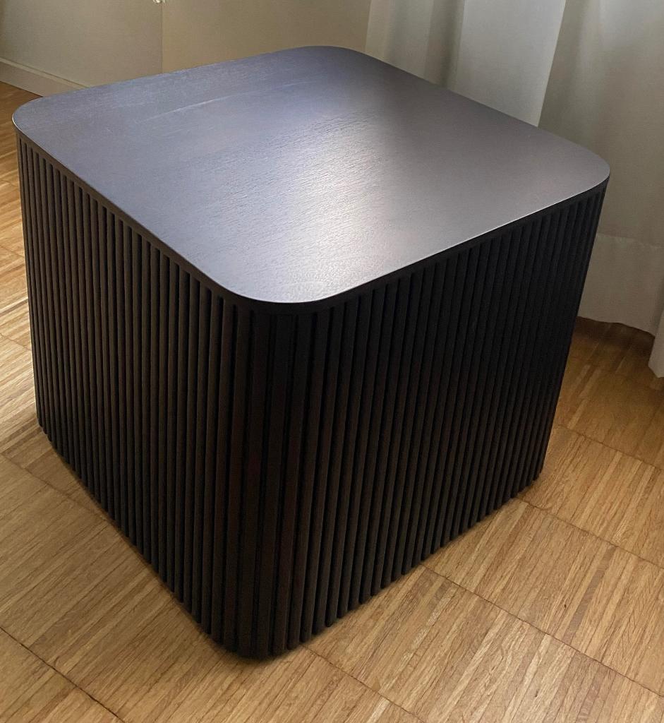 Design Opberg salontafel Ethnicraft Mahoniehout, Ophalen, Minder dan 45 cm, Gebruikt, Vierkant