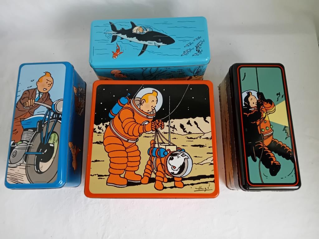 Boites Tintin, Collections, Enlèvement ou Envoi, Tintin, Comme neuf, Autres types