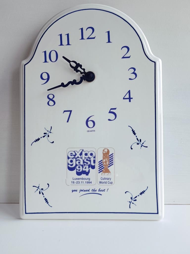Horloge Villeroy et Boch, Enlèvement ou Envoi, Comme neuf, Horloge murale