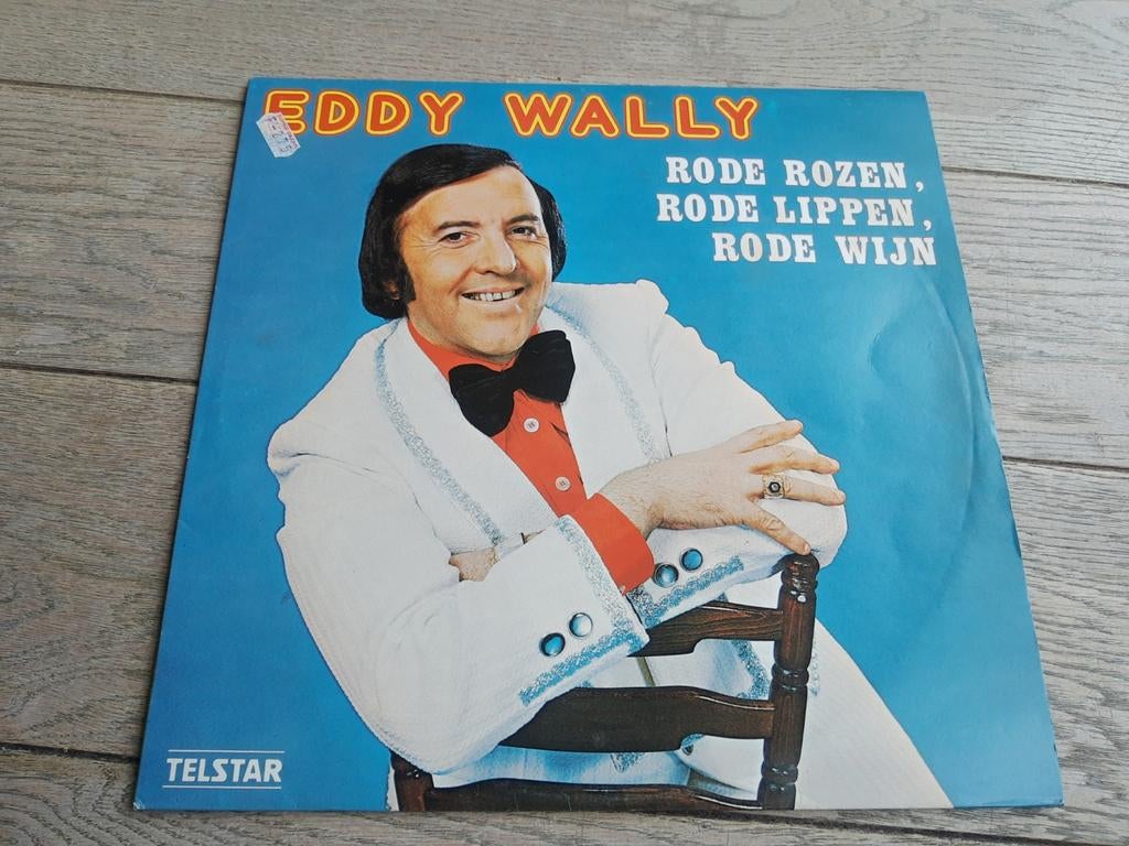 Lp Eddy Wally - rode rozen, rode lippen, rode wijn, Ophalen of Verzenden
