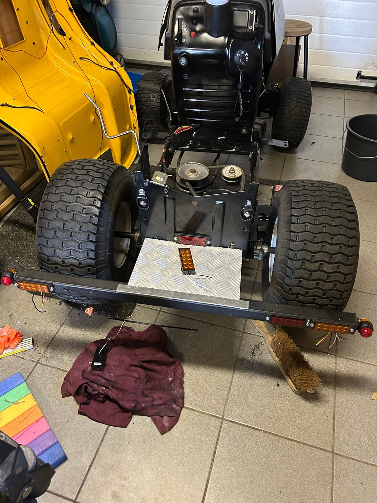 Race-show zitmaaier, Ophalen, Gebruikt, Elektrische starter, Minder dan 90 cm