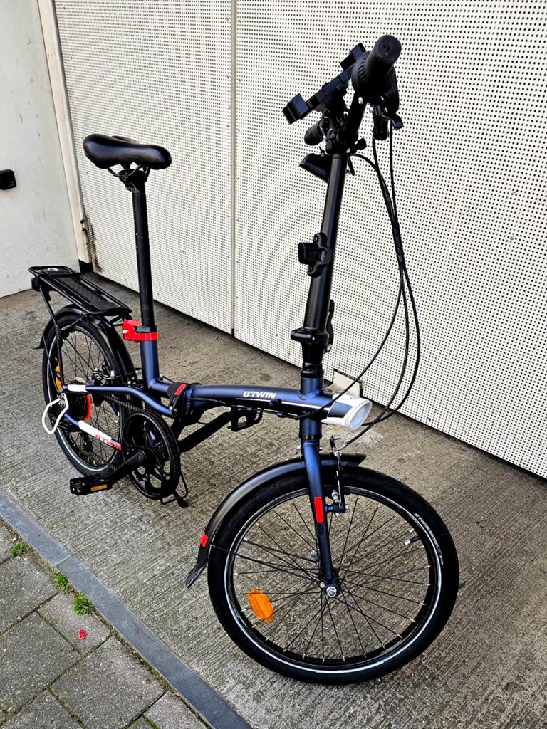 Btwin Tilt 500 Opvouwbare Fiets., Versnellingen, Zo goed als nieuw, Ophalen, Overige merken