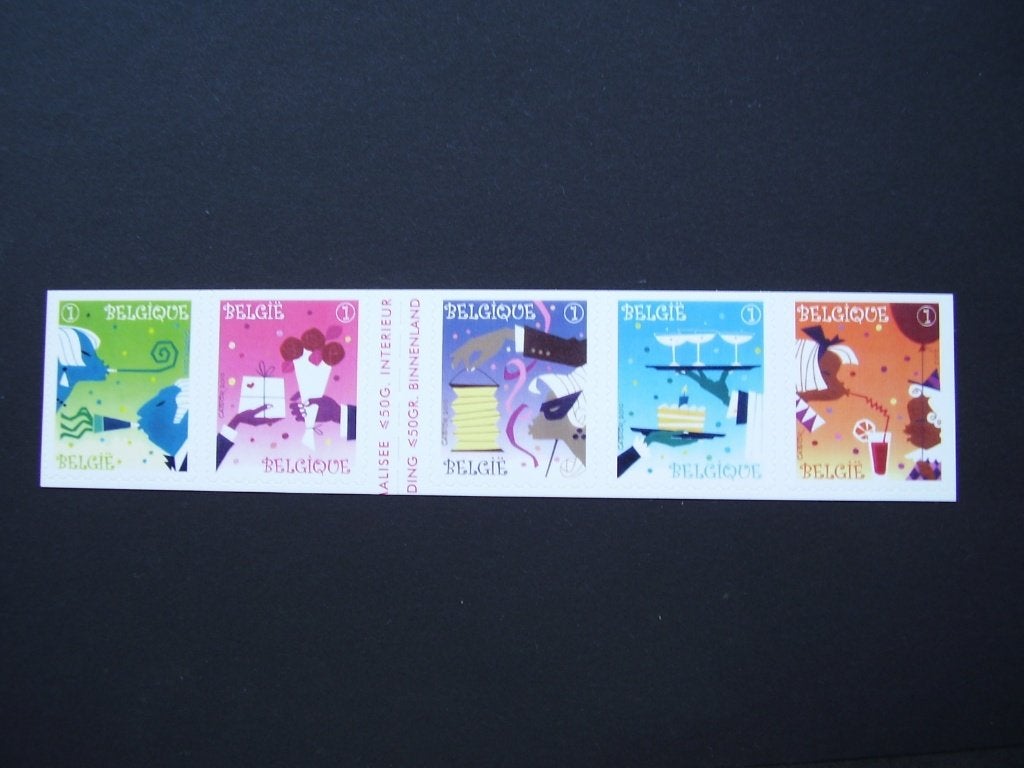 4037/4041 postfris - Feestzegels - P091, Enlèvement ou Envoi, Neuf
