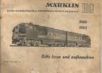 handleiding Märklin 3060-3062, Wisselstroom, Gebruikt, Overige typen, Ophalen of Verzenden