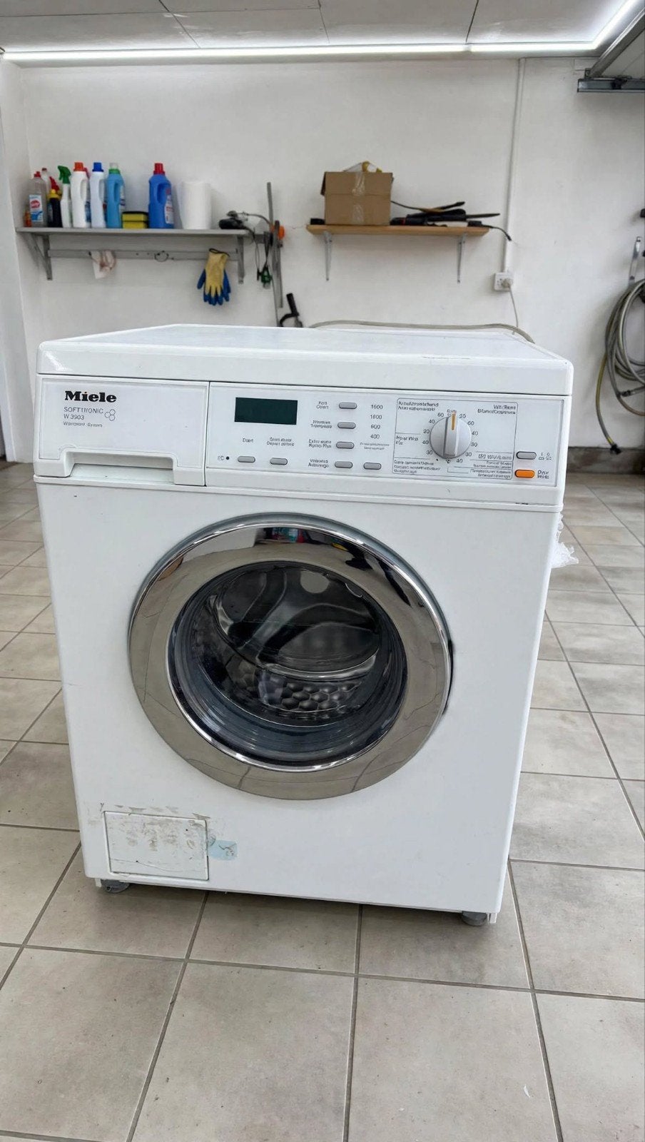 lave linge miele, Ophalen