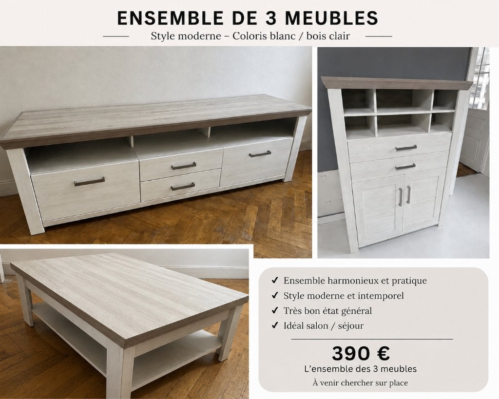 Meubles, Enlèvement, Comme neuf