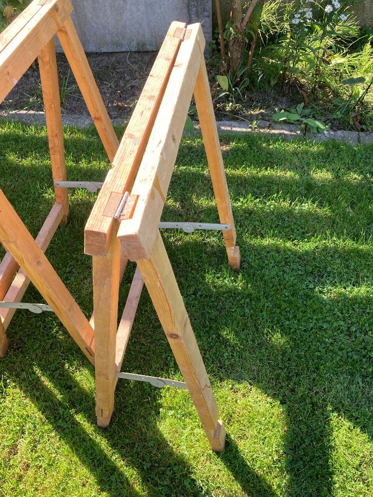 Houten schraag - laatste stuk, Ophalen, Gebruikt