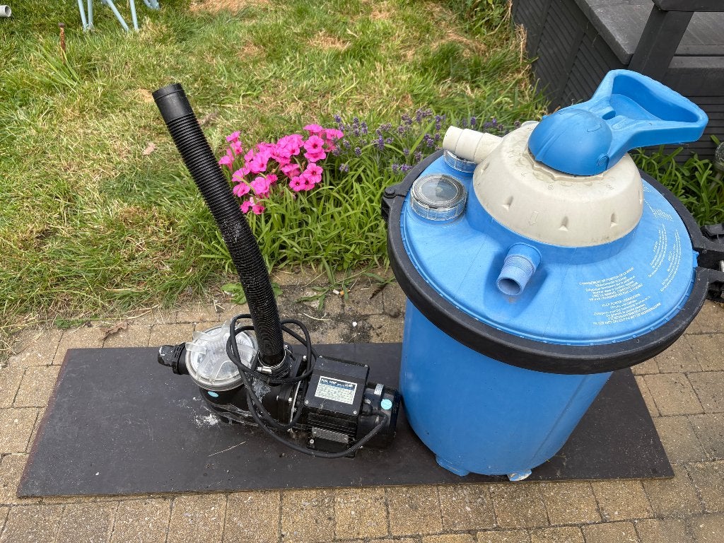 Sun Lodge zwembadpomp met zandfilter, Tuin en Terras, Zwembad-toebehoren, Gebruikt, Zwembadpomp, Ophalen