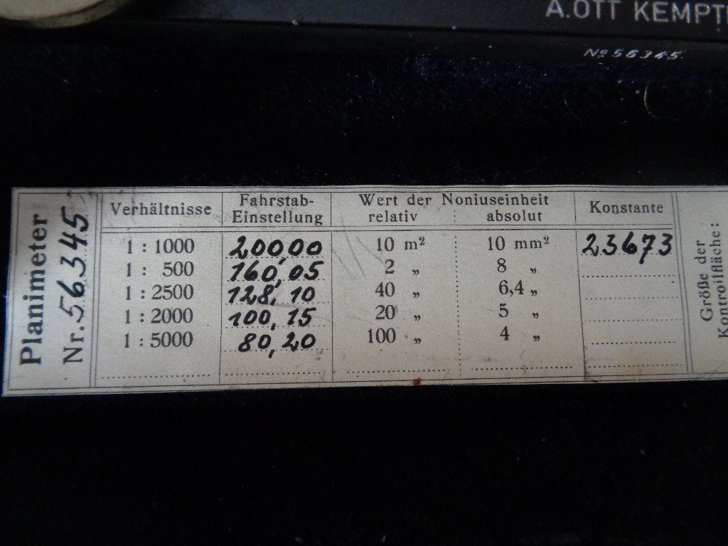 planimeter, Ophalen of Verzenden