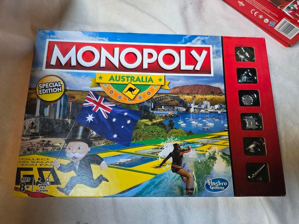 Monopoly Australie. Jeu en anglais. Regardez mes autres anno, Enlèvement ou Envoi