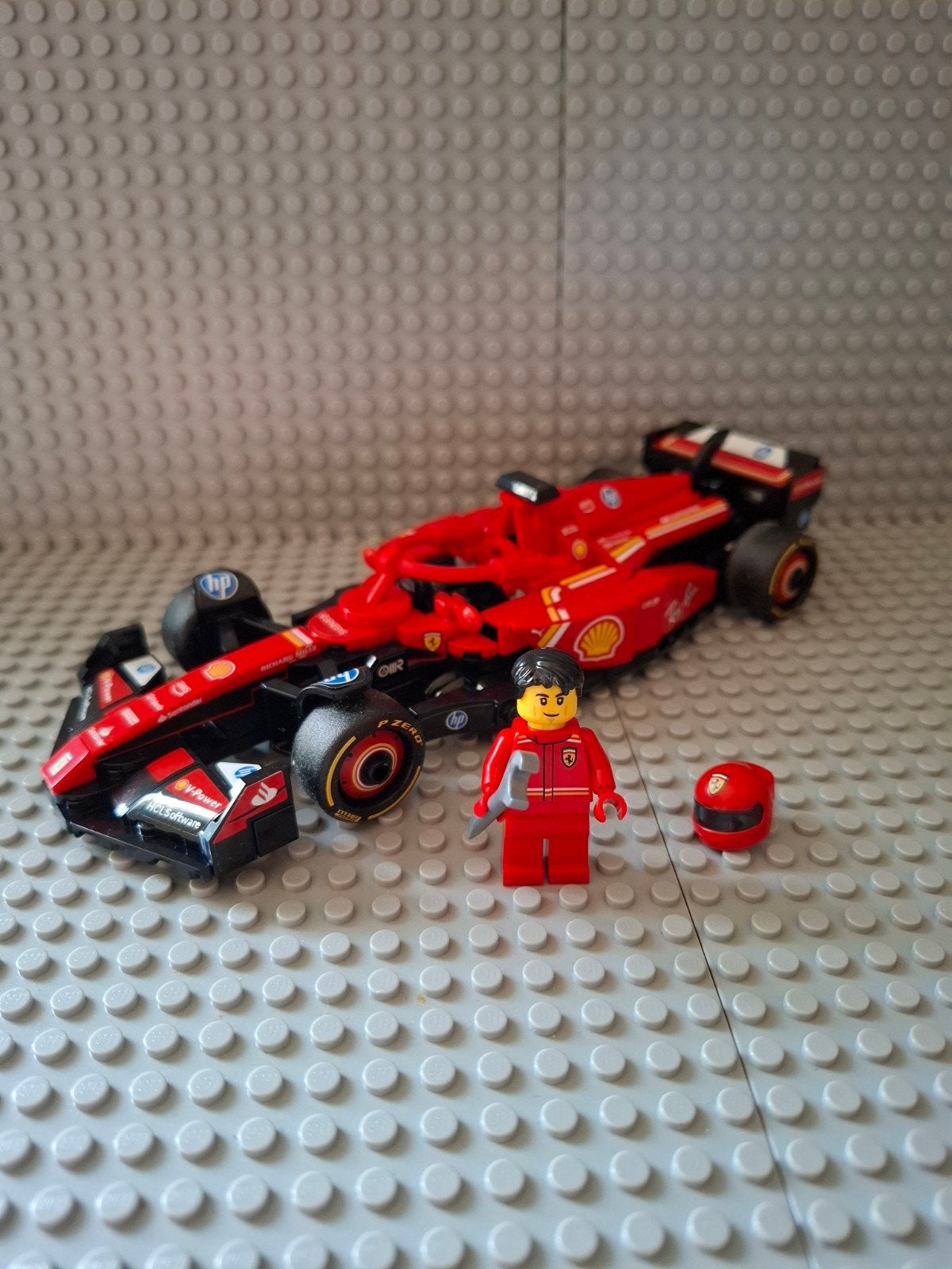 Lego Ferrari SF-24 77242, Ophalen, Lego, Speed Champions, Zo goed als nieuw