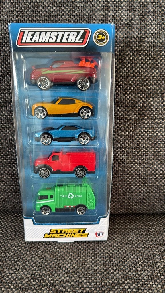 Teamsterz street machines 5 voertuigen, Kinderen en Baby's, Ophalen of Verzenden, Nieuw