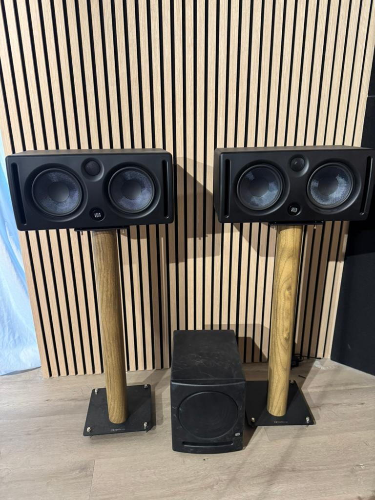 Presonus e66 x 2 + subwoofer eris sub 8 + staanders compleet, TV, Hi-fi & Vidéo, Enceintes, Subwoofer, Enlèvement