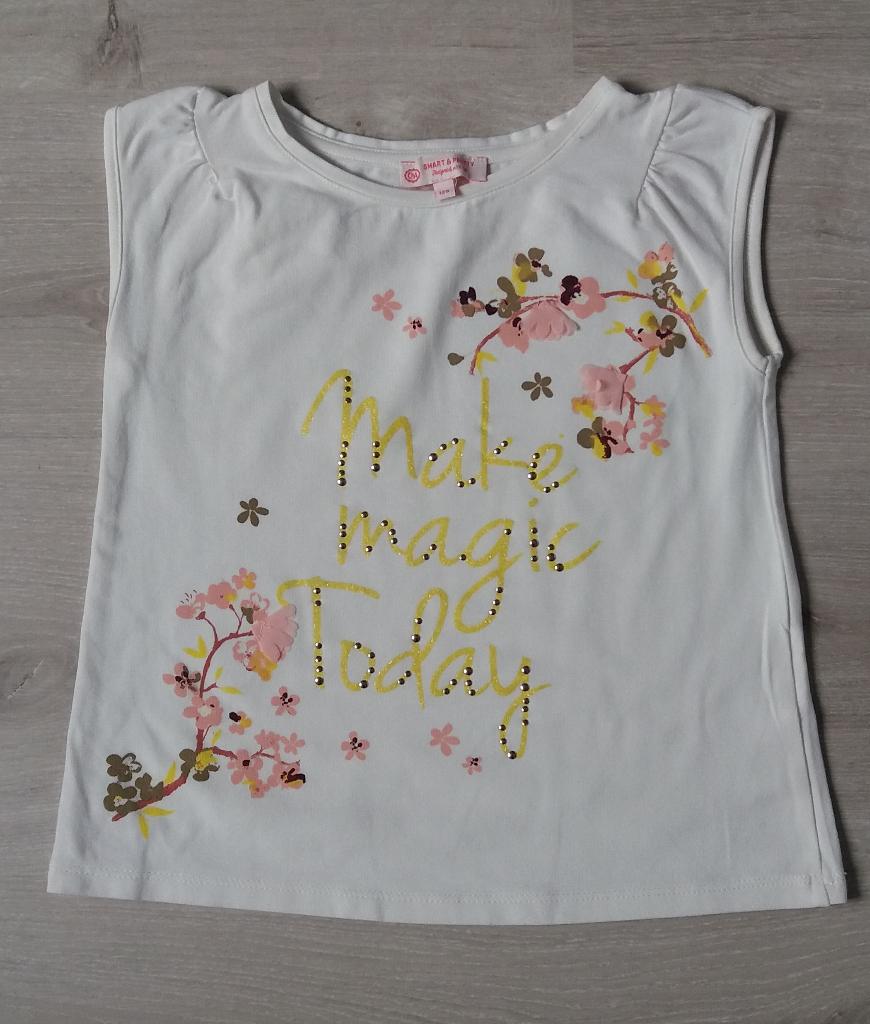 T-shirt C&A,maat 128, Kinderen en Baby's, Kinderkleding | Maat 128, C&A, Meisje, Ophalen of Verzenden, Zo goed als nieuw