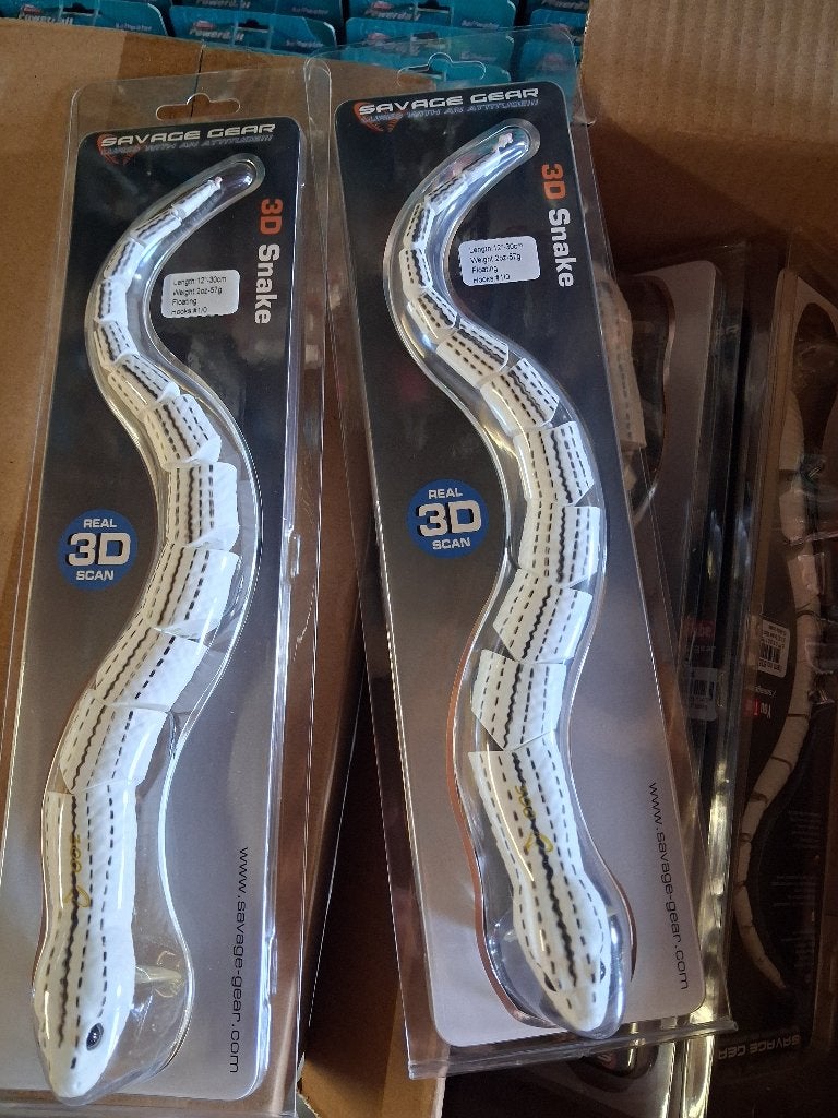 3D Snake 30cm (Savage Gear Kunstaas) nieuw binnen!, Ophalen of Verzenden, Nieuw, Overige typen