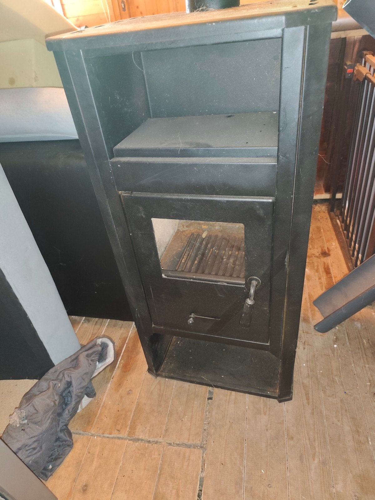 houtvuur met stenen, Huis en Inrichting, Kachels, Ophalen
