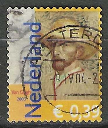 Pays-Bas 2003 - Yvert 2007 - Vincent van Gogh (ST), Timbres & Monnaies, Timbres | Pays-Bas, Affranchi, Envoi