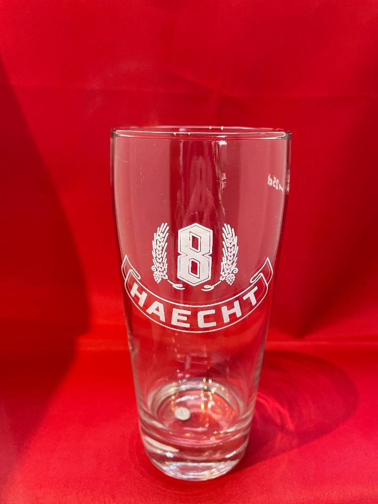 Verre à bière Haecht 25cl, Collections, Enlèvement ou Envoi, Utilisé, Verre à bière