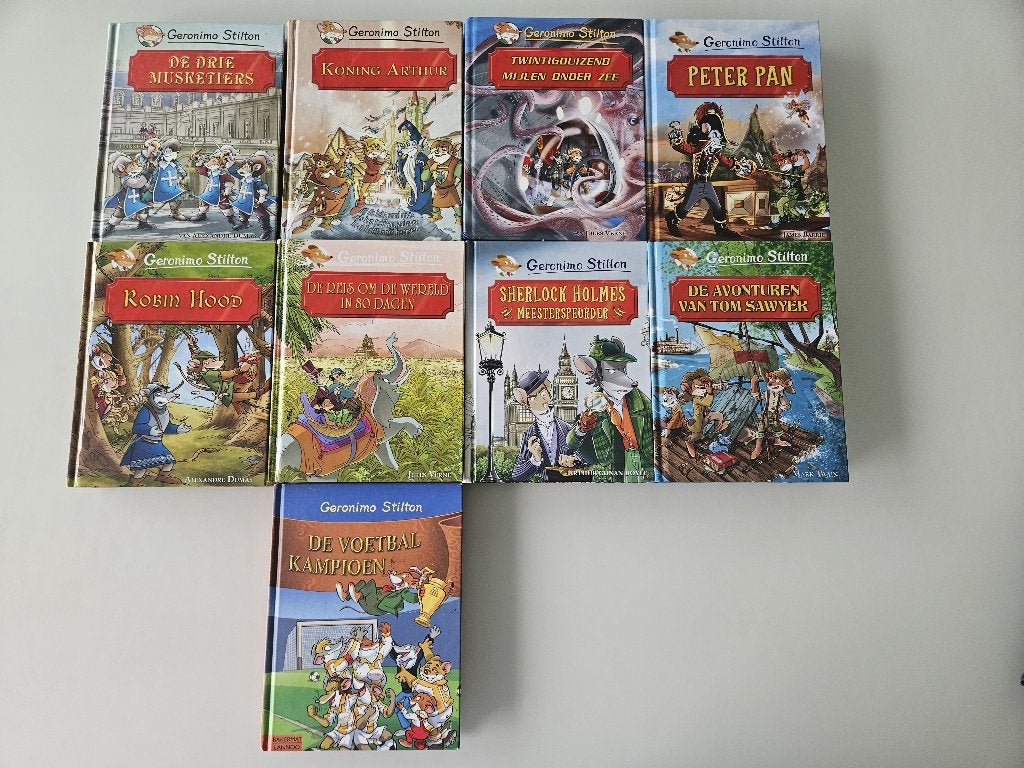 jeugdboeken : 9 Geronimo Stilton en Fantasia 13, Boeken, Kinderboeken | Jeugd | 10 tot 12 jaar, Ophalen of Verzenden