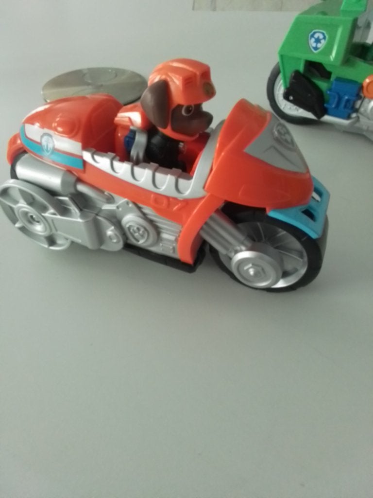 2x Spin master Paw patrol moto pups deluxe, Ophalen, Zo goed als nieuw