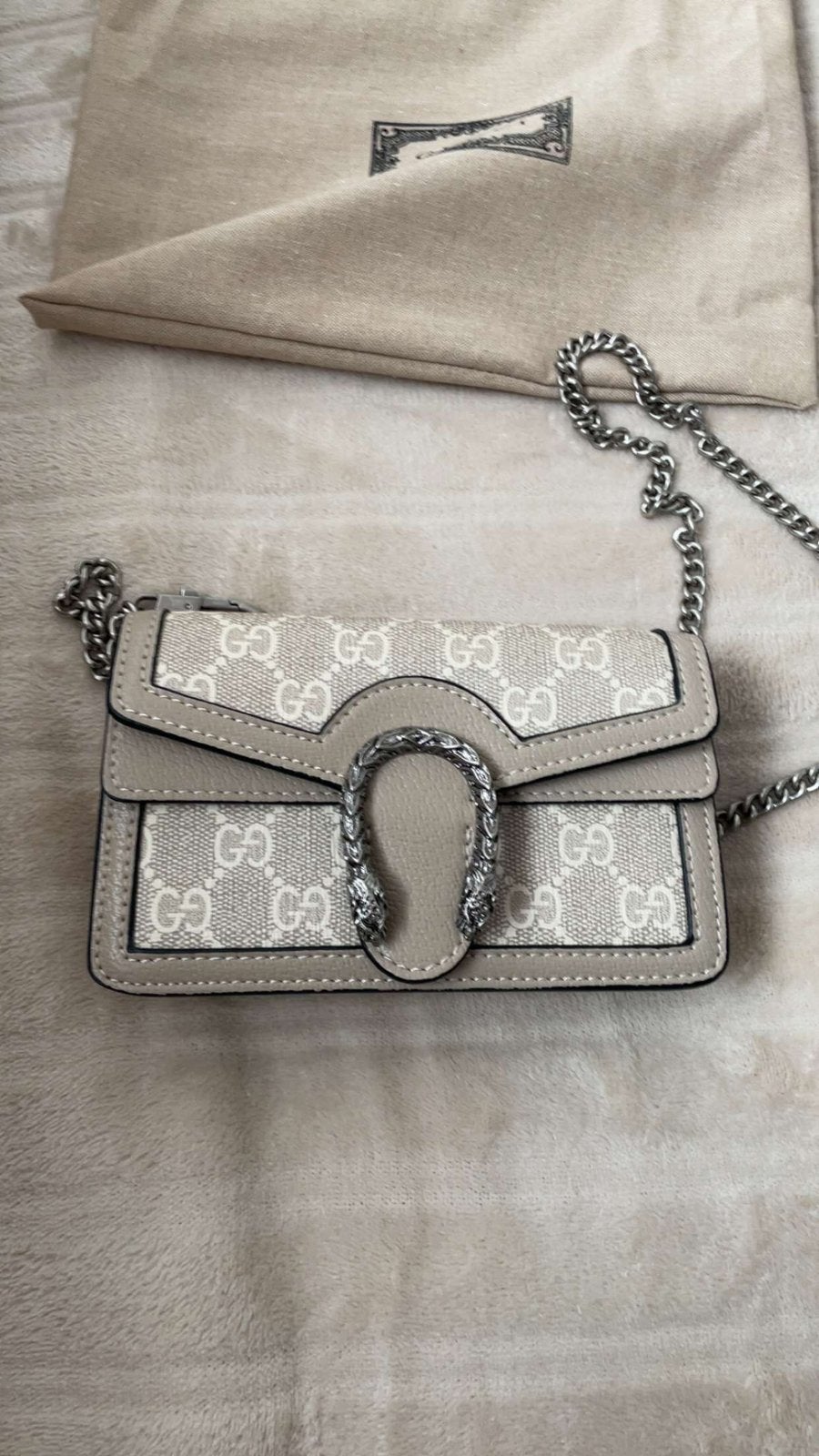 Gucci tas, Handtassen en Accessoires, Ophalen, Zo goed als nieuw, Wit, Overige typen