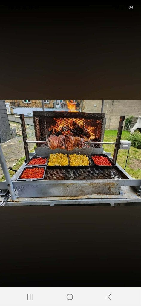 Remorque broche / barbecue, Enlèvement