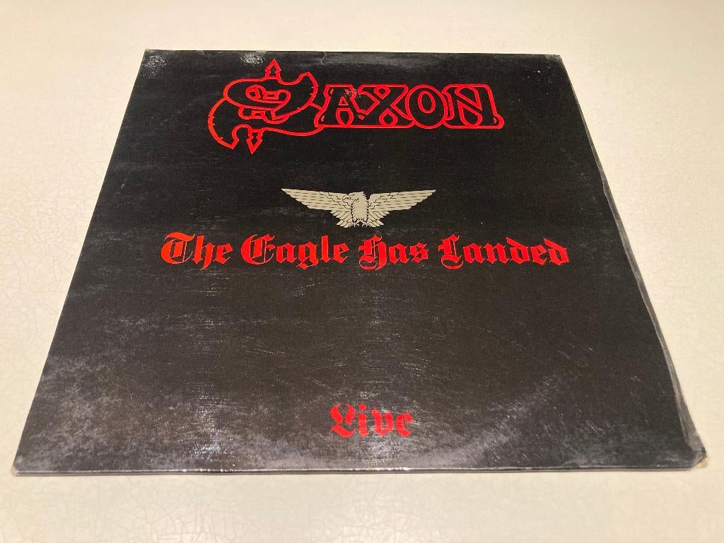 Saxon – The Eagle Has Landed (Live) * LP 1982, Enlèvement ou Envoi, Utilisé, 12 pouces