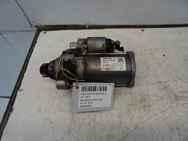 STARTMOTOR Volkswagen Golf VII (AUA) (02Z911024Q), Gebruikt, Volkswagen, Volkswagen AG, Kundenbetreuung@volkswagen.de