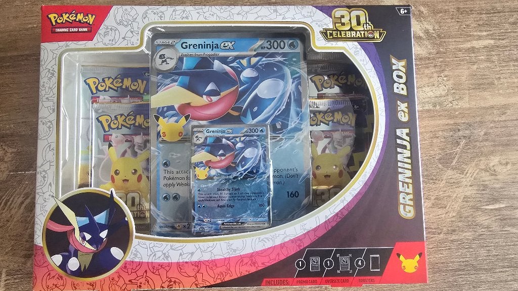 Coffret Pokémon 30th Celebration – Greninja EX, Enlèvement, Neuf, Booster box