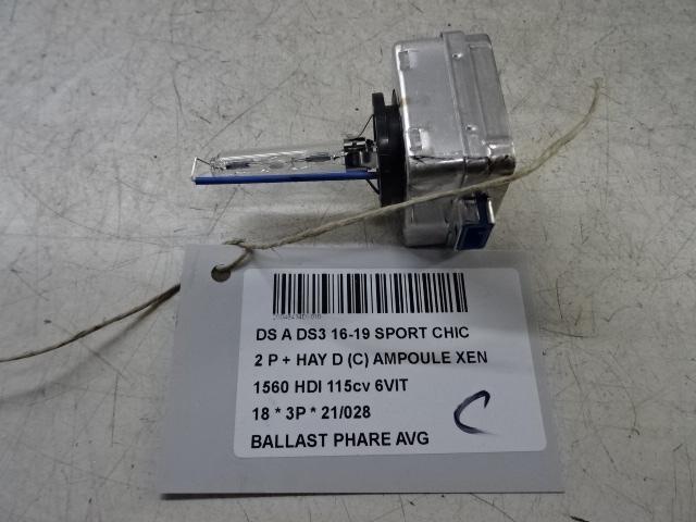 BALLAST DE PHARE XENON GAUCHE DS DS 3 (SA) (01-2015/07-2019), Utilisé, Autres marques automobiles