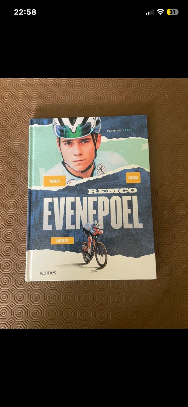 Livre Evenepoel, Livres, Livres de sport, Enlèvement ou Envoi, Comme neuf