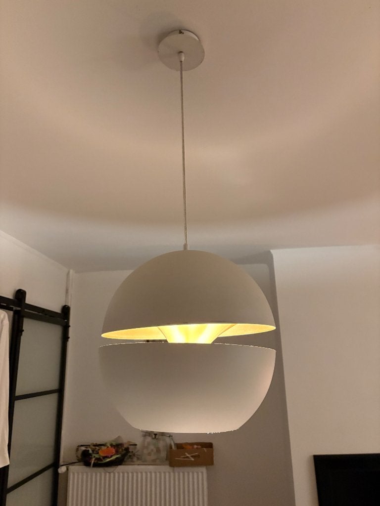 Lampenset goud-wit Lucide, Ophalen, Modern, Zo goed als nieuw, Plafondlamp
