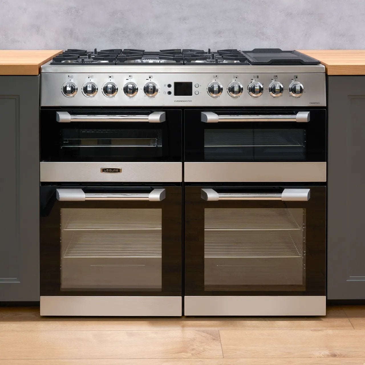 Fornuis gas/elektrisch Leisure Cuisinemaster CS100F720, Elektronische apparatuur, Ophalen, Gebruikt, Gas, 90 tot 95 cm
