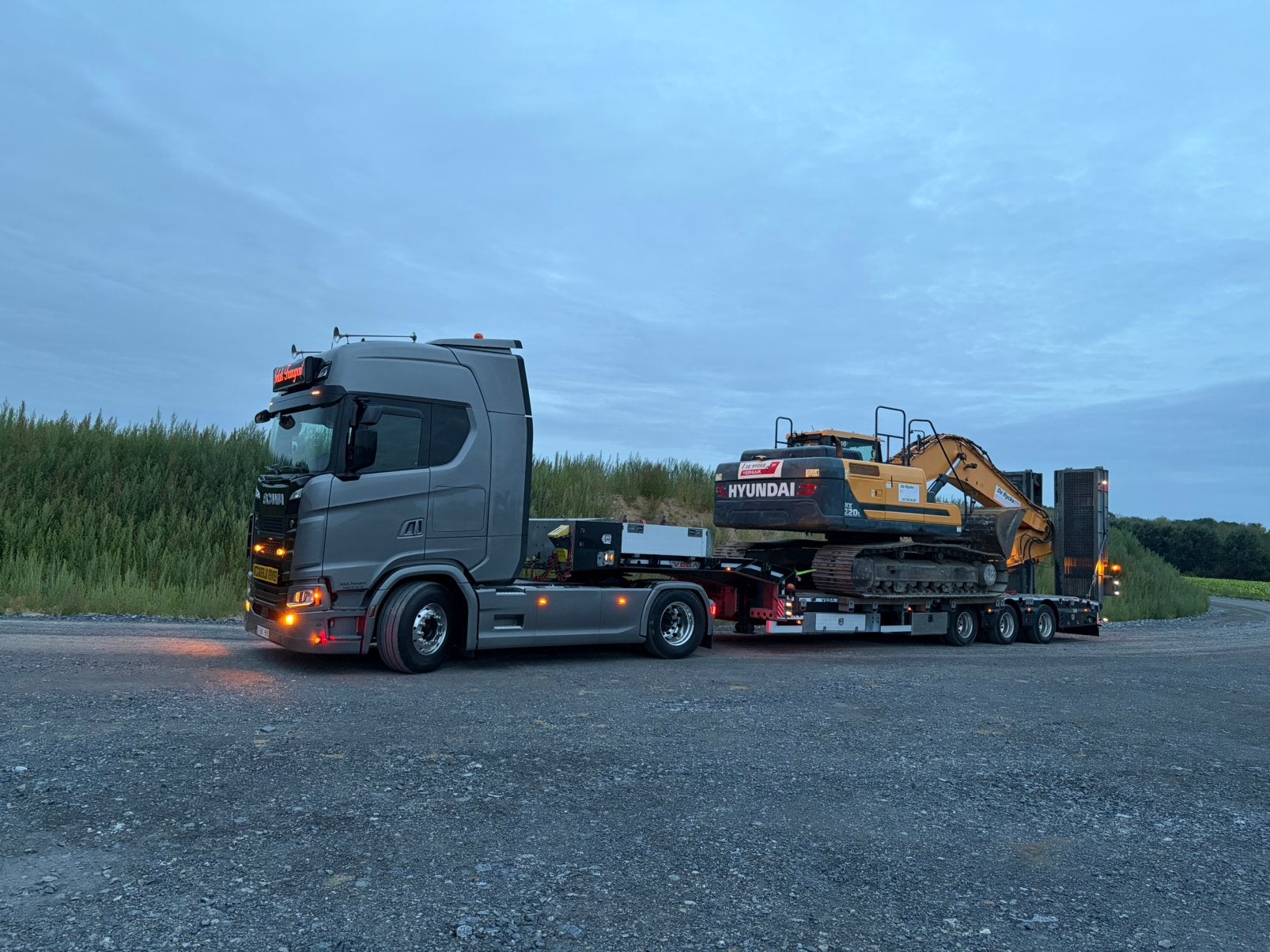 Dieplader Vega 3 Assen, Enlèvement